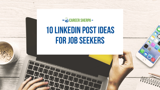 Job seeker setting reminder to post on LinkedIn